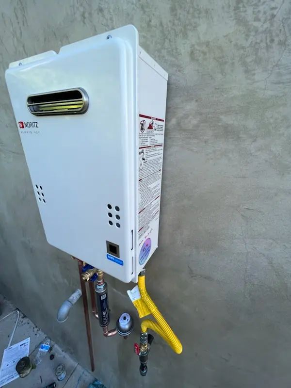 Tankless water heater installation for Langdon homes